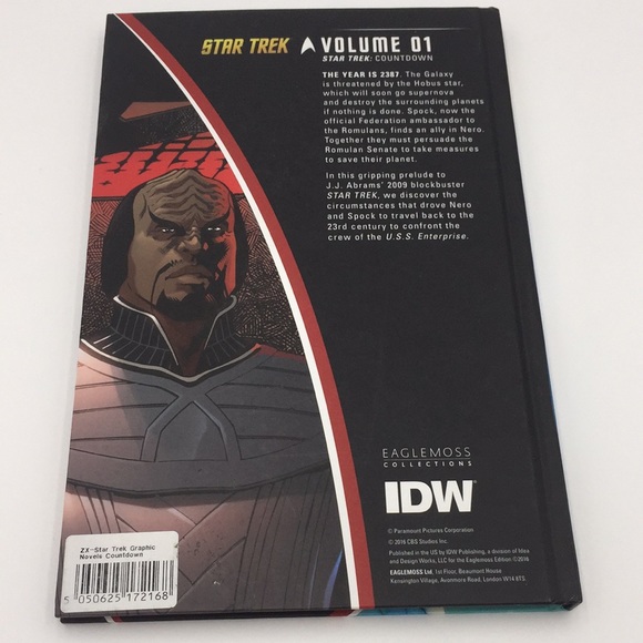 Star Trek Graphic Novel Collection Countdown Hardcover Book 2016 - Picture 6 of 7